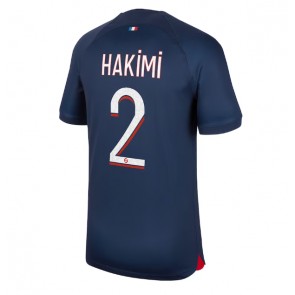 Maillot de foot Paris Saint-Germain Achraf Hakimi #2 Domicile 2023-24 Manches Courte